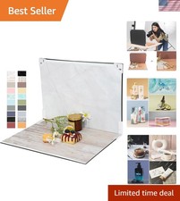 Compact 10-Piece Photography Backdrop Set: Professional Food and Jewelry Props
