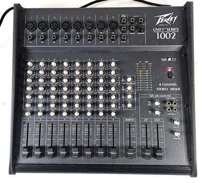 Peavey Unity series 1002- 8 Channel Professional Stereo Console Mixer