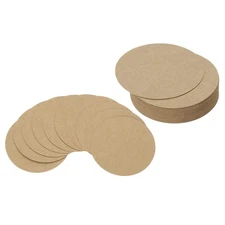 3inch Circle Card Stock, 50Pcs Round Shape Cutouts Thick Cardstock Coaster fo...