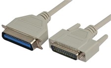 IEEE1284 Printer Cable 25 Pin D-Sub to 36 Pin Centronics Male 1.8m OEM