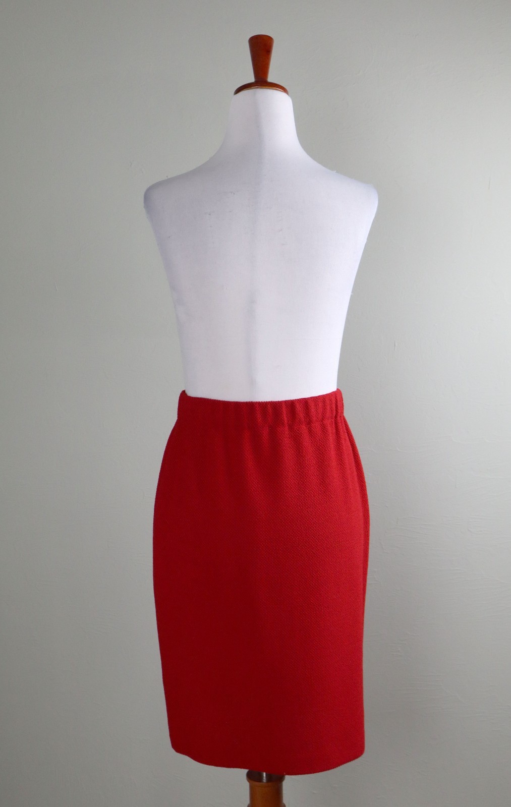 ST. JOHN Collection $395 Solid Red Textured Wool … - image 3