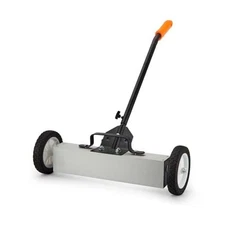 18'' Heavy-Duty Rolling Magnetic Sweeper with Wheels, Telescoping Handle,Large 