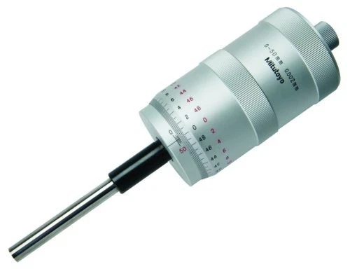 Mitutoyo 152-380 Micrometer Head  Large Thimble  Carbie Tipped Face  0-50mm