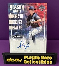 2016 Panini Elite Extra Edition USA Baseball Season Ticket Alex Lange 24/24