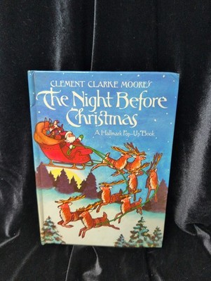 Clement Moore's The Night Before Christmas Hallmark PopUp Book Churchill 1970 U7