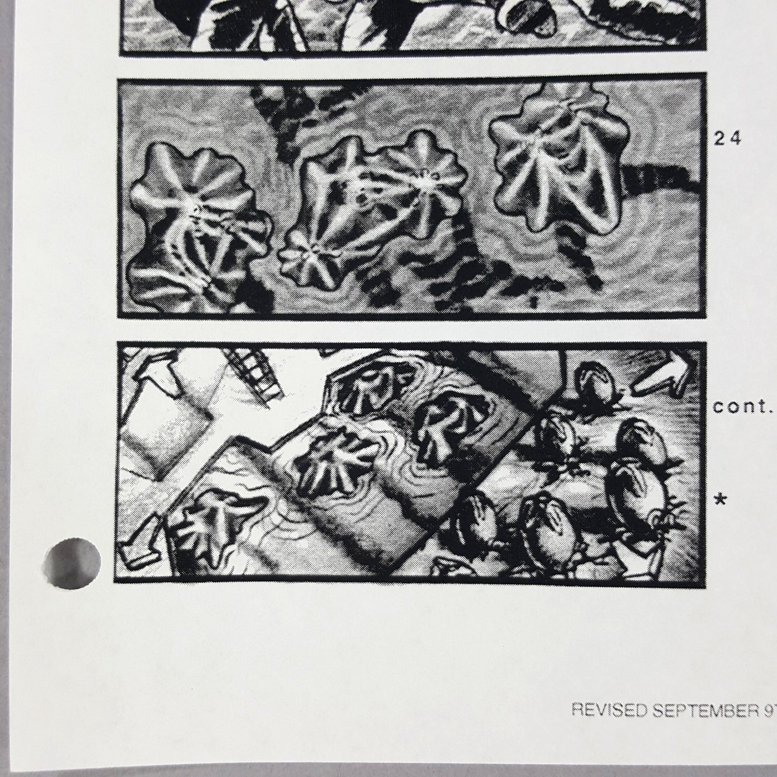 Image 10 of Alien: Resurrection - Production Used Storyboard, Alien Eggs Underwater Prop COA