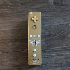 The Legend of Zelda Skyward Sword Gold Nintendo Wii Remote Controller Wiimote