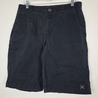 Dixxon D Flex Stretch Cotton Blend Mens Size 32 Black Chino Shorts