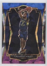 2020 Panini Select Blue White Purple Cracked Ice Prizm Cassius Stanley #199 3a3