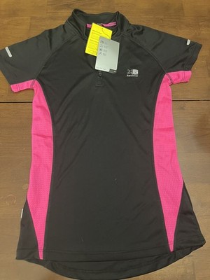 Karrimor Ladies Function Running Shirt Black Pink US 4 New with tags. 