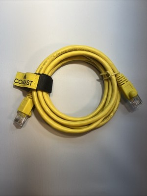 Comcast Xfinity CAT5e Ethernet Patch Cord Yellow 7 FT 24 AWG Vericom U/UTP NWOB
