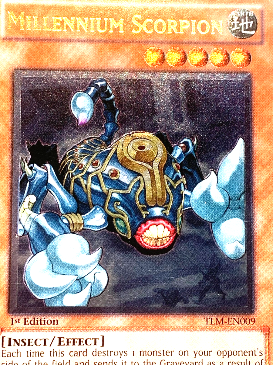 yugioh Millennium Scorpion TLM-EN009 Ultimate rare 1st Edition