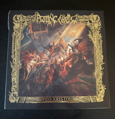 Rotting Christ Pro Xristou Limited Box Set 2 LP 2 single vinyl CD book pendant