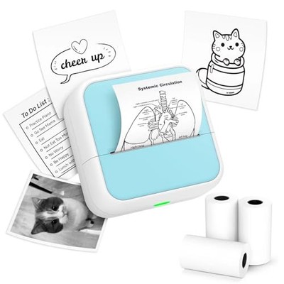 Sticker Printer - Printpods Mini Printer with Stickers, Print Pod, Bluetooth ...