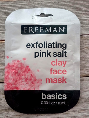 Freeman Exfoliating Pink Salt Clay Face Mask  0.33 fl.oz.