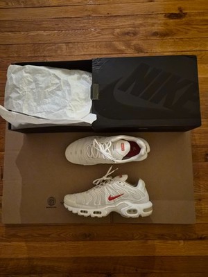Nike Air Max Plus Supreme 'White 'Size: 10.5