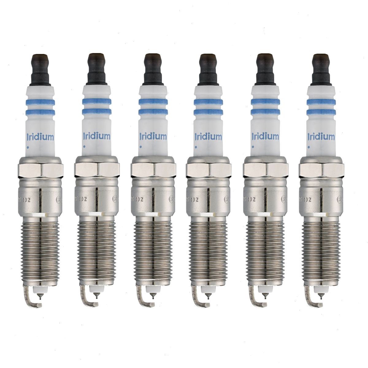 6 pc Bosch Double Iridium Spark Plugs for 2007-2018 Ford Edge 3.5L 3.7L V6 ma