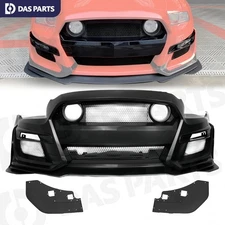 Front Bumper Cover Conversion GT500 Style For 2013-2014 Ford Mustang Base & GT