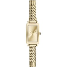 Skagen Women's Analog Watch Hagen Quartz Gold Tone Dial Steel Bracelet SKW3178