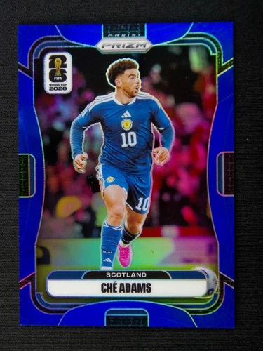 2026 Panini Prizm FIFA World Cup Che Adams #391 Blue Prizm /40