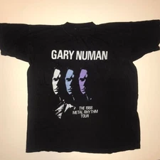 New Gary Numan metal rhythm tour 1988 Gift For Fans Unisex S-5XL Shirt UH534