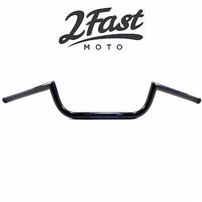 2FastMoto Z-bars Z Clubman Style ACE Black 7/8'' Handlebar 23-12539