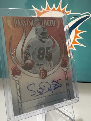 2024 Donruss Elite Mark Duper Passing The Torch Auto 21 /25 #PTT-MDU Dolphins
