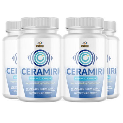 Ceramiri- Eye Health Dietary Supplement- Vision Support with Lutein- 4 Bottles