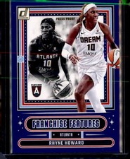 2025 Panini Donruss WNBA - Franchise Features Rhyne Howard #4 Press Proof Blue