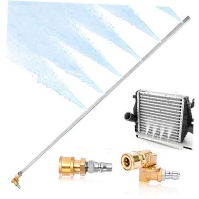  40'' Pressure Washer Wand for Car Radiator Cleaning Tools, 4500 PSI Water/Air 