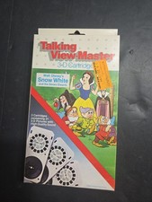 Talking View Master Walt Disney's Snow White And The Seven Dwarfs 3-D Cartridges