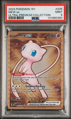 2023 POKEMON 151 ULTRA-PREMIUM COLL #205 MEW EX PSA 9