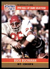 Buck Buchanan 1990 Pro Set #23 Chiefs FREE SHIPPING StackedPacks