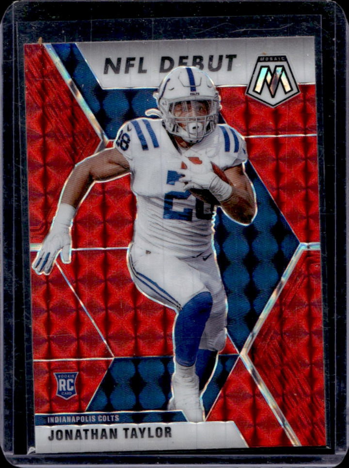2020 Mosaic Jonathan Taylor RC Prizm Red Rookie #276 Colts