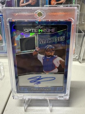 Mike Piazza  1/1  1-of-1  Color Match!  AUTO  2025 Leaf Optichrome Time Machines