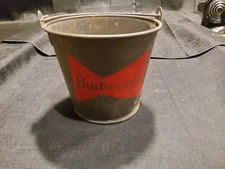 Vintage Budweiser tin bucket