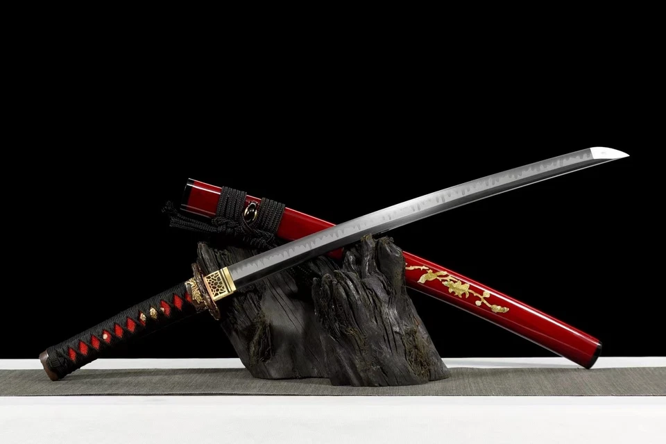 Espada Samurai Japonesa Shiage-tōgi Wakizashi Arcilla Templada T10 Acero Real Hamon Foto 2 de 4