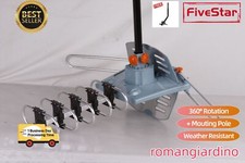 NEW Motorized Outdoor TV Antenna Amplified HD TV 1080P VHF UHF 200 Mile Range