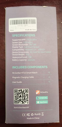 🔥Mr.Gorbar HT15 Smart Watch with Bluetooth Call, 1.85" HD Touch Screen, Pink🔥 - Picture 9 of 9