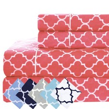 Meridian Brushed Percale 100 Cotton Sheets Set Superior Crispy Soft Deep Pocket