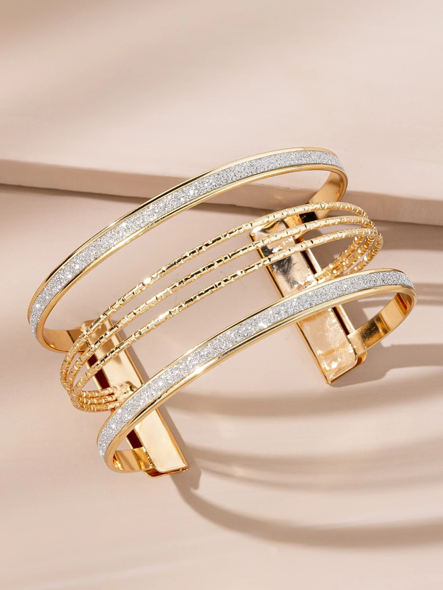 Pulseras de Oro 14K Joyería Fina de Moda y Regalos Para Mujer Brazalete  Esclavas