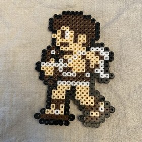 Kid Icarus Pixel Art Perler Bead Sprite Pit Retro Vintage NES Nostalgia 5&rdquo;x3.5&rdquo;