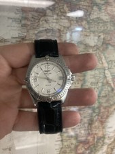 Breitling 38mm A10050 Wings Automatic WindRider Date Chronomat Rubber Leather 19
