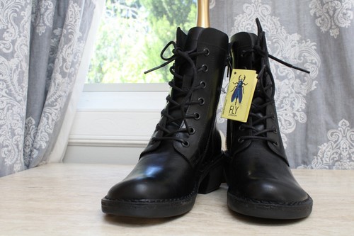 Fly London - Leather Lace-Up Ankle Boot 