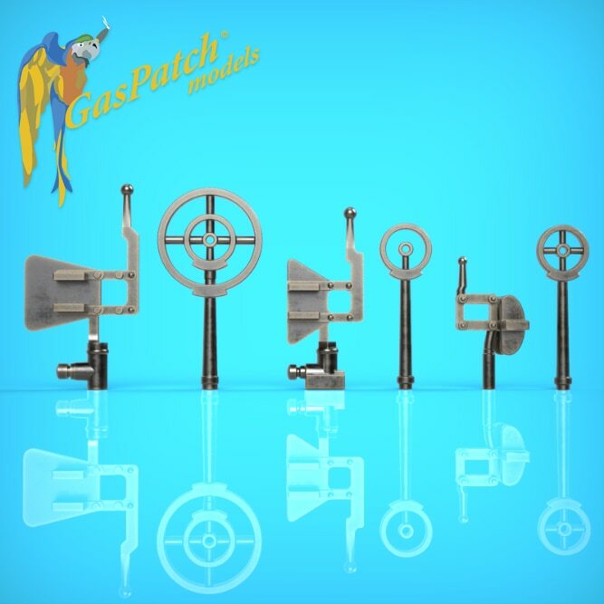 GasPatch Models 1/48 scale resin detail - Vane Gun Sights - GP48117 GasPatch Models 1/48 scale resin detail - Vane Gun Sights - GP48117