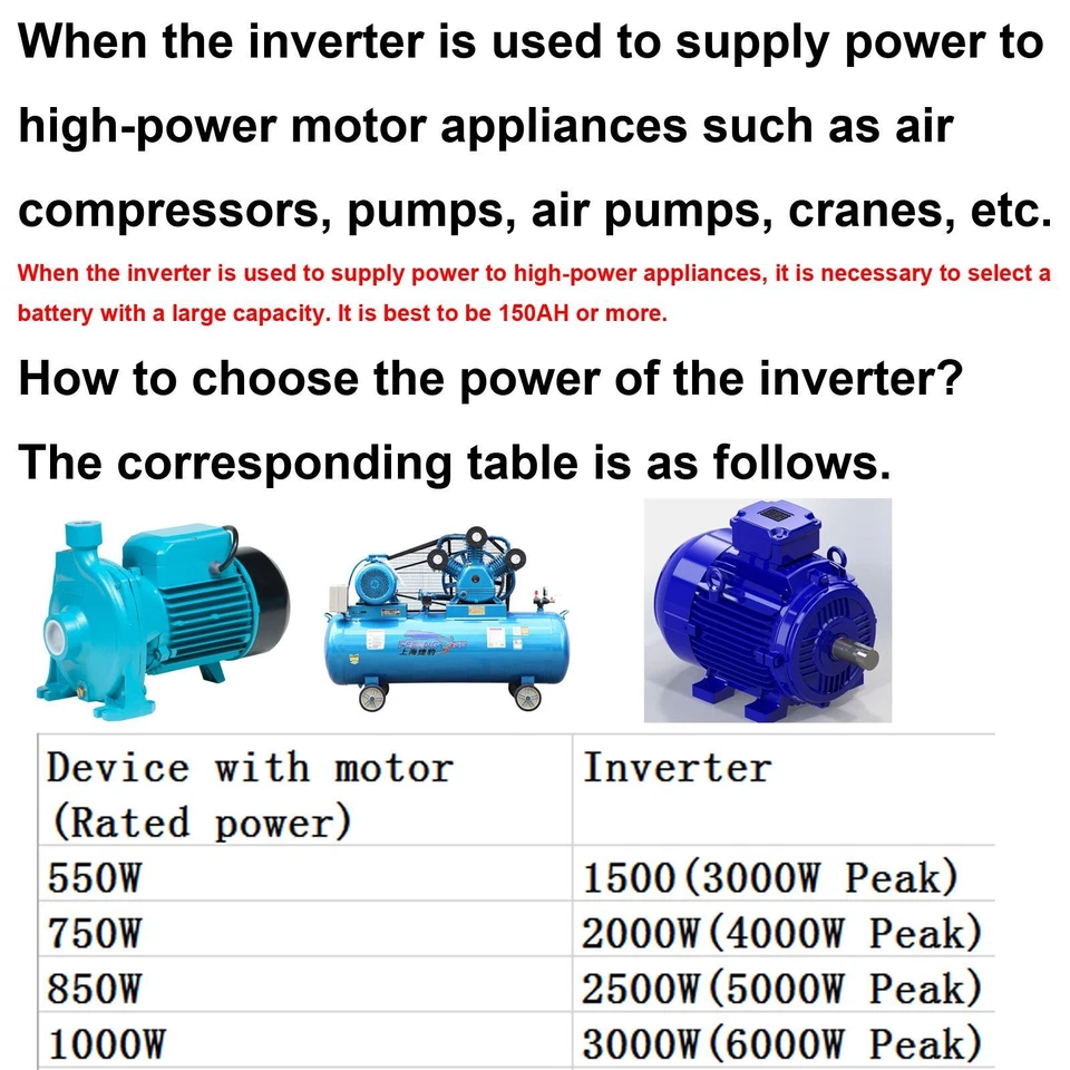 5000W 8000W 12000W Power Pure Sine Wave Solar Inverter 12V 24V 48V 60V to 230V - Image 4 of 4