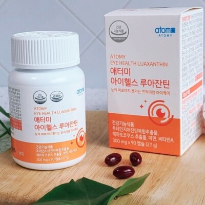 ATOMY Eye Health Luaxanthin 300mg x 90 Kapseln Eye Strain Mancular Made Korea