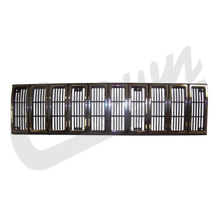 Grille de protection noire et chromée pour vos trajets de vacances en famille