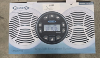 Jensen Marine AM FM Bluetooth Stereo System jms3spkg