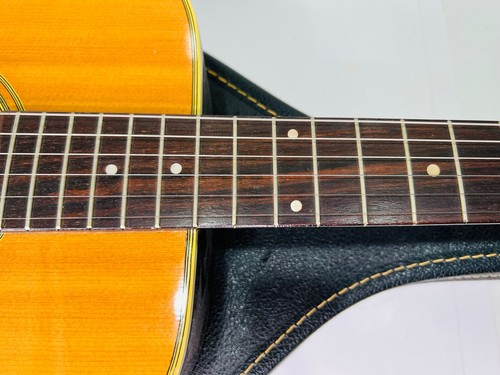 Acoustic Guitar El Degas F-185 6 String Vintage Hard Case - Picture 9 of 24
